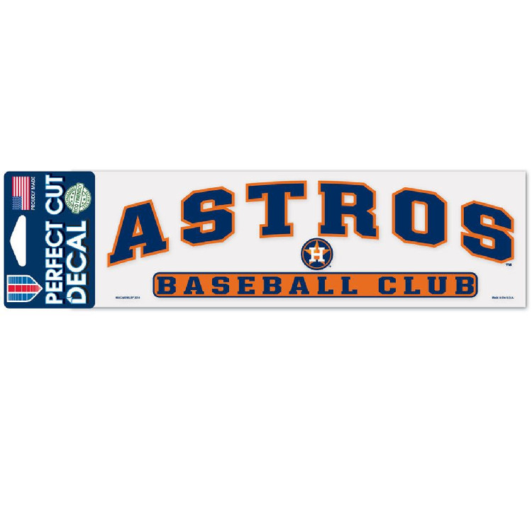 Houston Astros Decal 3x10 Perfect Cut Color