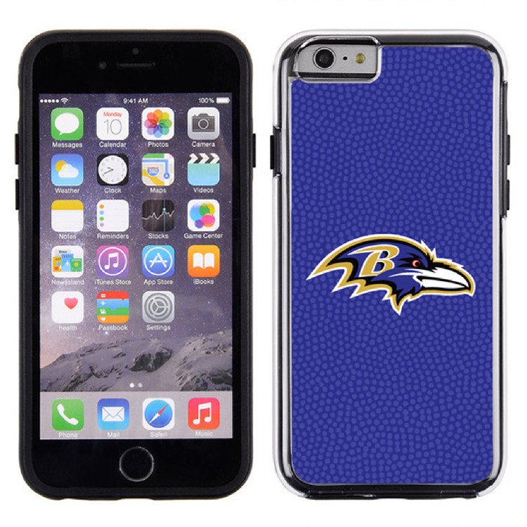 Baltimore Ravens Phone Case Team Color Football Pebble Grain Feel iPhone 6 CO