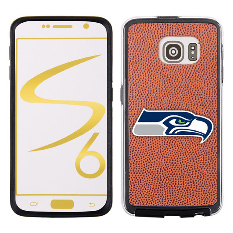 Seattle Seahawks Classic NFL Football Pebble Grain Feel Samsung Galaxy S6 Case -