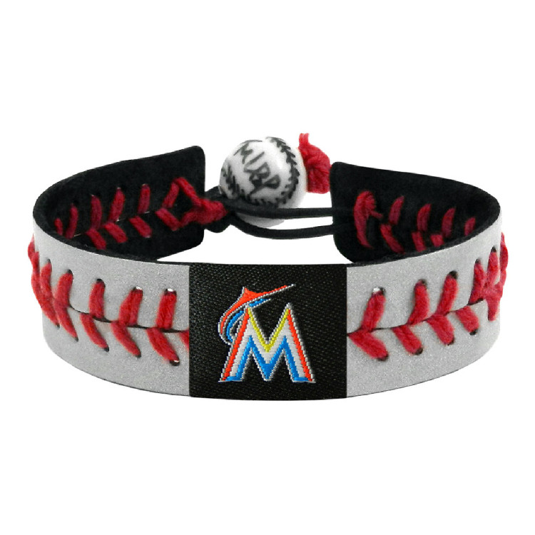 Miami Marlins Bracelet Reflective Baseball CO