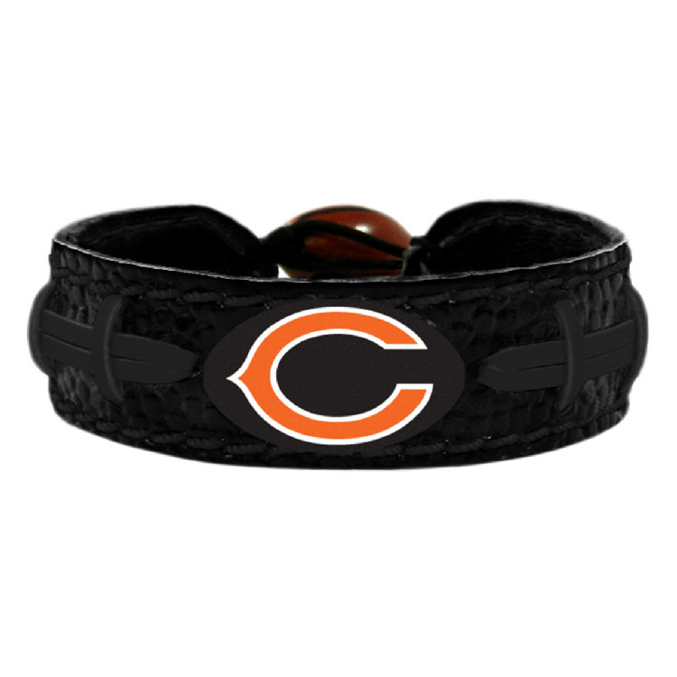 Chicago Bears Bracelet Team Color Tonal Black Football CO