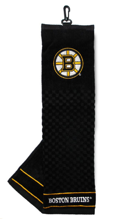 Boston Bruins Golf Towel 16x22 Embroidered