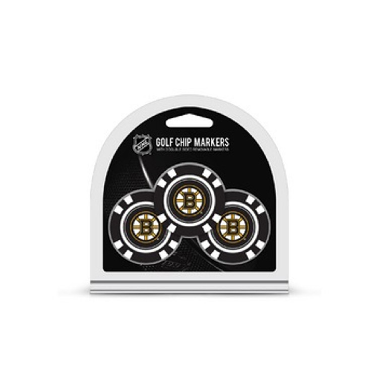 Boston Bruins Golf Chip with Marker 3 Pack