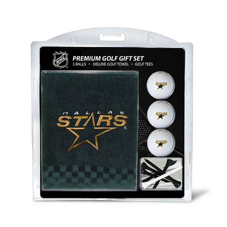 Dallas Stars Golf Gift Set with Embroidered Towel