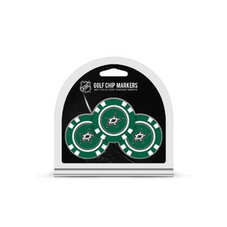 Dallas Stars Golf Chip with Marker 3 Pack