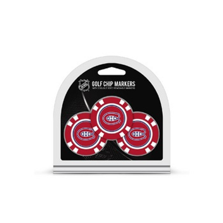 Montreal Canadiens Golf Chip with Marker 3 Pack