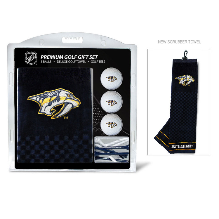 Nashville Predators Golf Gift Set with Embroidered Towel