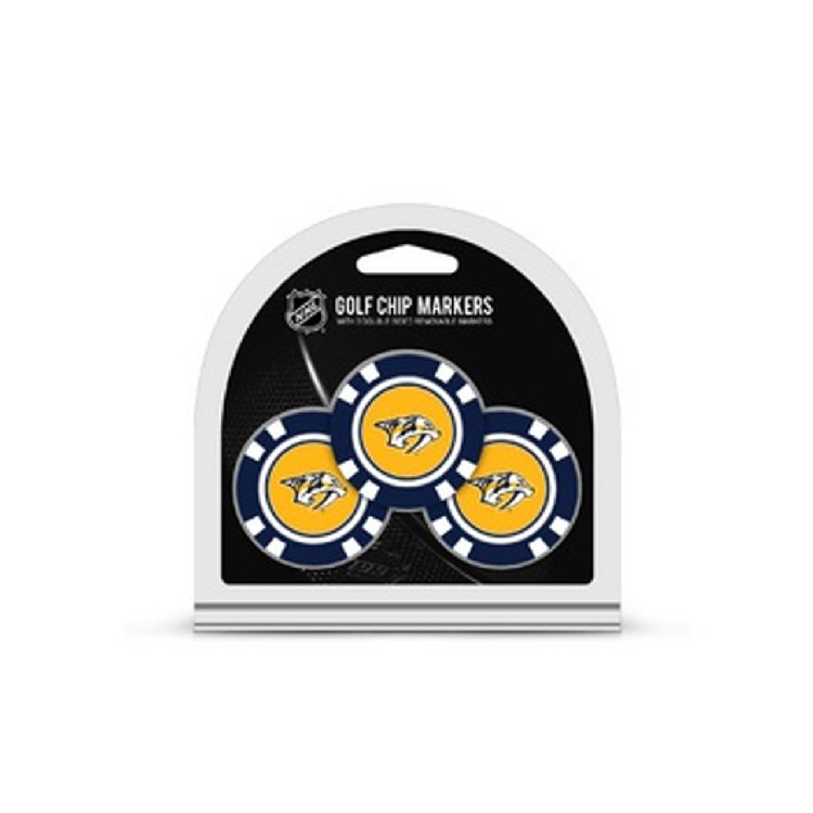 Nashville Predators Golf Chip with Marker 3 Pack