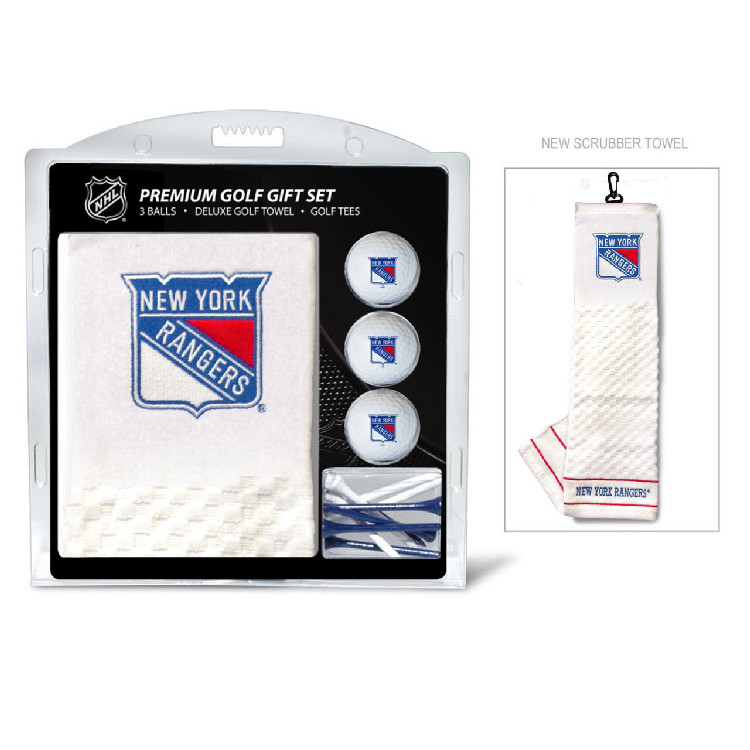 New York Rangers Golf Gift Set with Embroidered Towel