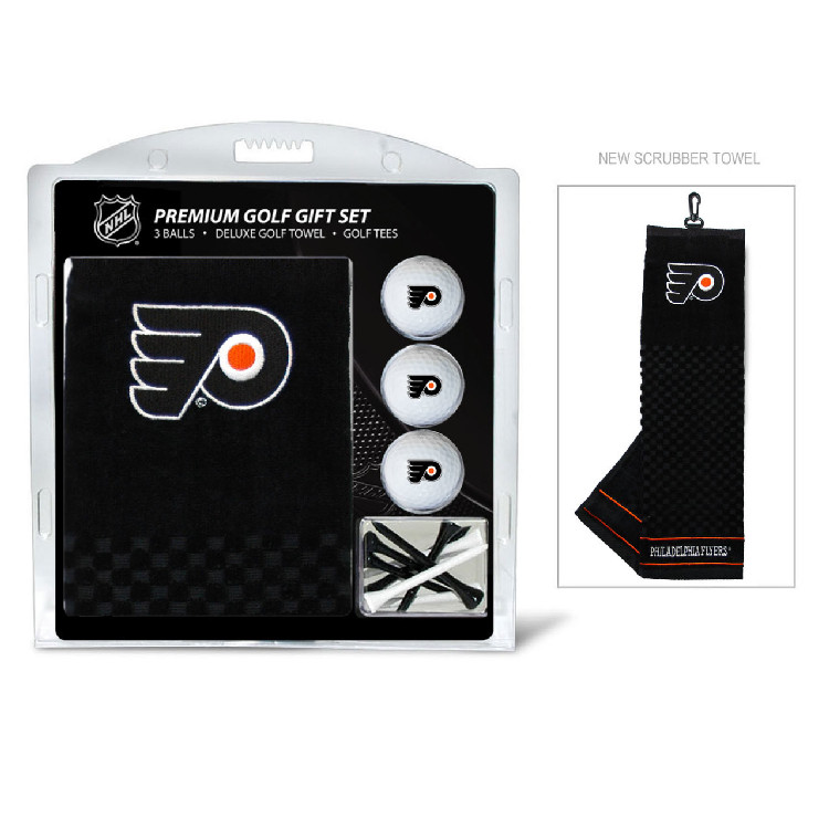 Philadelphia Flyers Golf Gift Set with Embroidered Towel