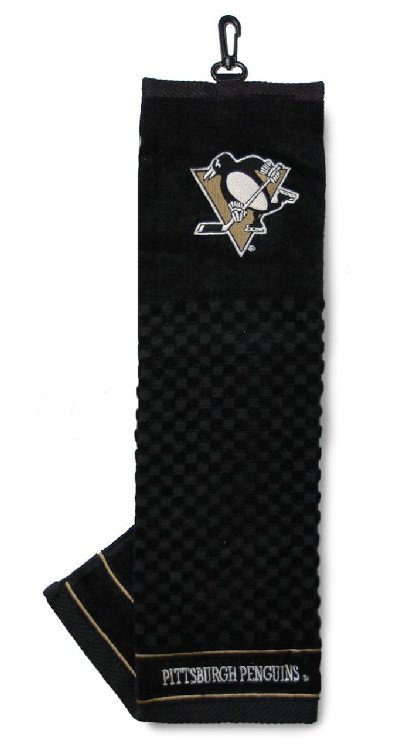 Pittsburgh Penguins Golf Towel 16x22 Embroidered