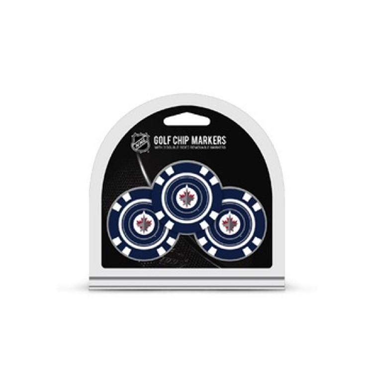 Winnipeg Jets Golf Chip with Marker 3 Pack