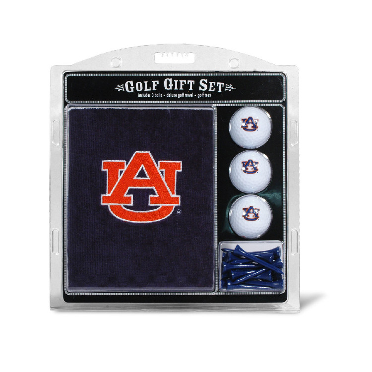 Auburn Tigers Golf Gift Set with Embroidered Towel