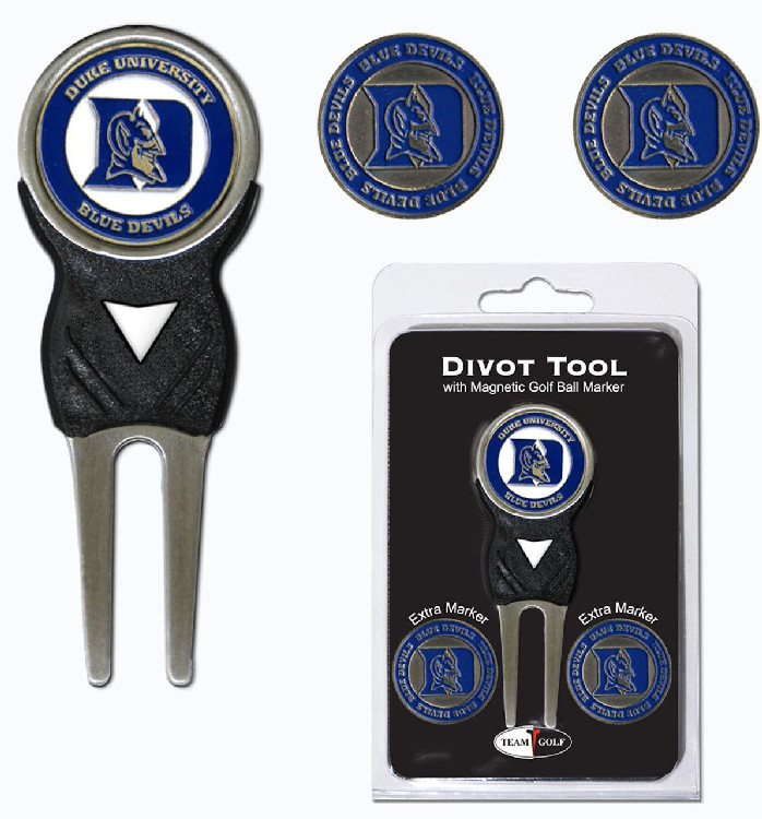 Duke Blue Devils Golf Divot Tool with 3 Markers