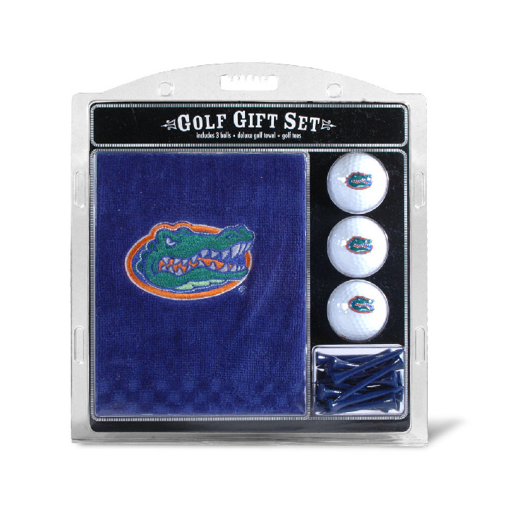 Florida Gators Golf Gift Set with Embroidered Towel