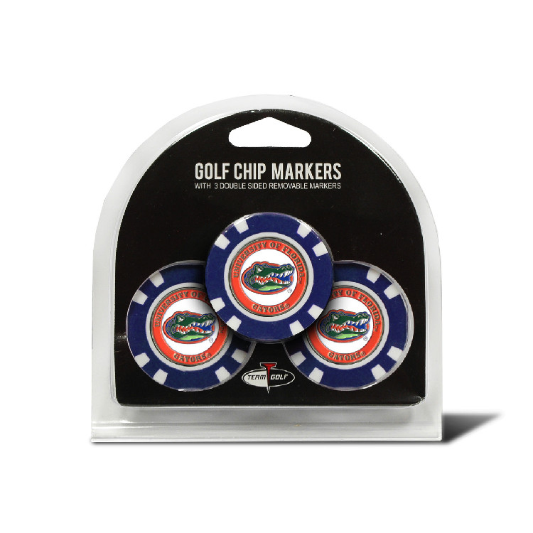 Florida Gators Golf Chip with Marker 3 Pack