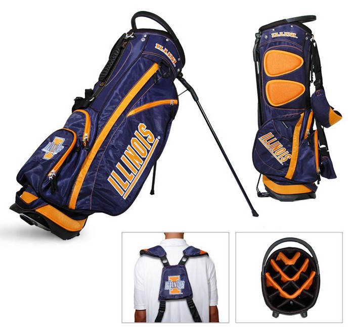 Illinois Fighting Illini Golf Stand Bag