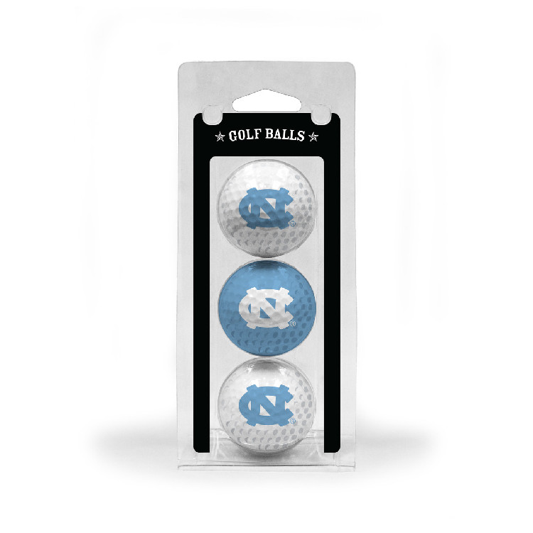 North Carolina Tar Heels Golf Balls 3 Pack