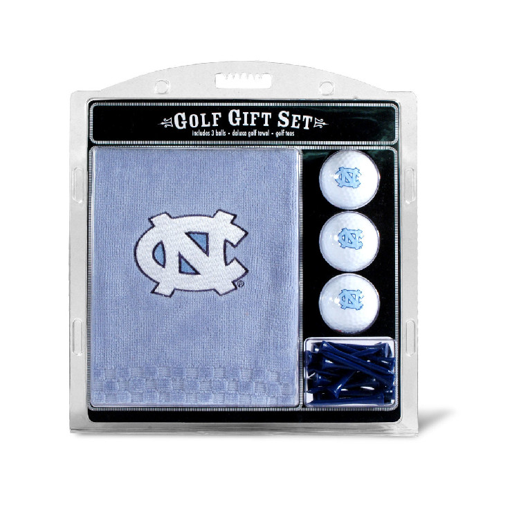 North Carolina Tar Heels Golf Gift Set with Embroidered Towel