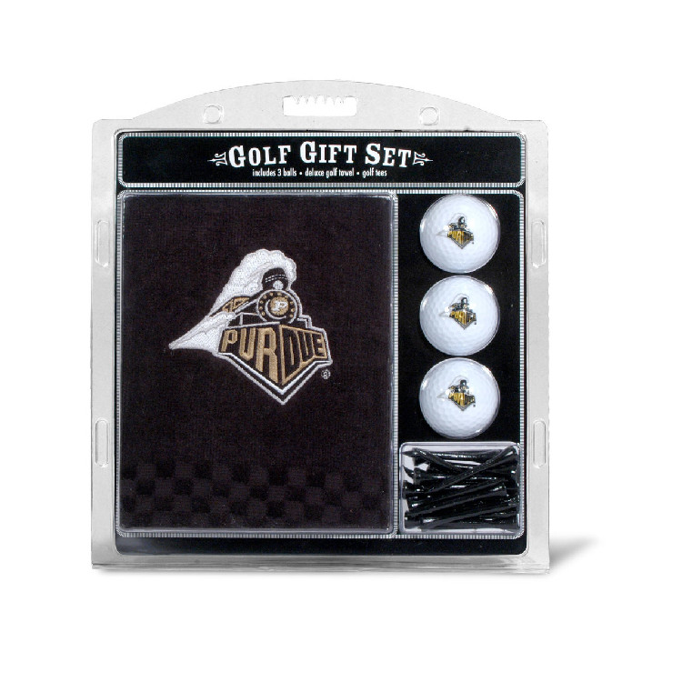 Purdue Boilermakers Golf Gift Set with Embroidered Towel