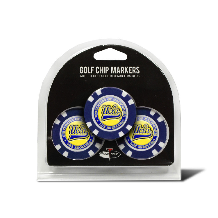 UCLA Bruins Golf Chip with Marker 3 Pack