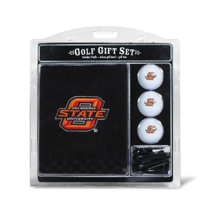 Oklahoma State Cowboys Golf Gift Set with Embroidered Towel