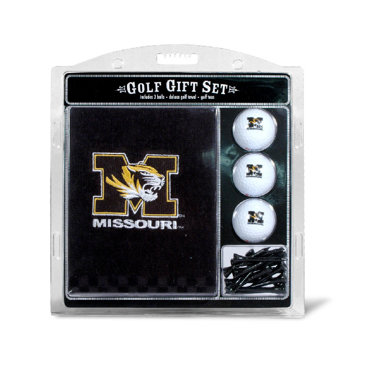 Missouri Tigers Golf Gift Set with Embroidered Towel