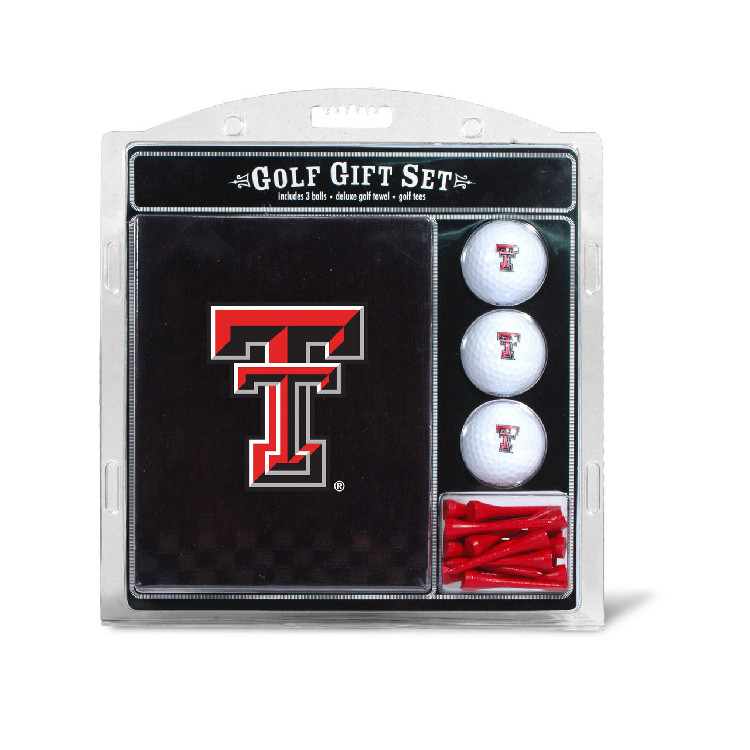 Texas Tech Red Raiders Golf Gift Set with Embroidered Towel