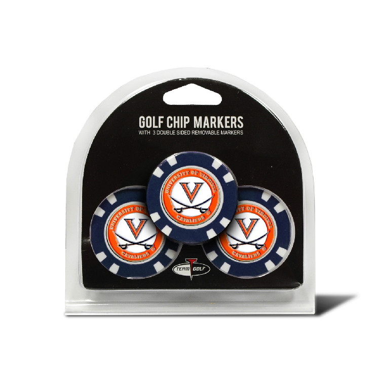 Virginia Cavaliers Golf Chip with Marker 3 Pack