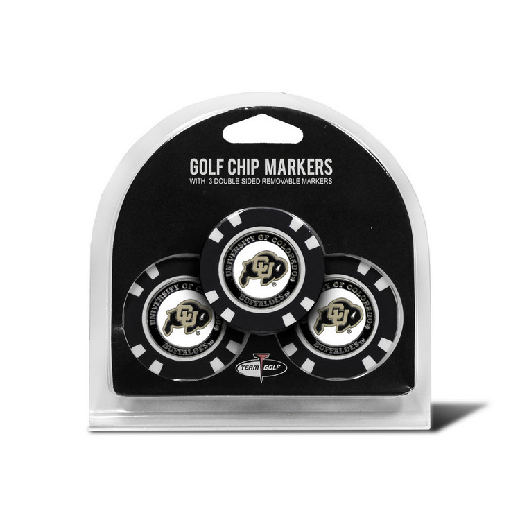 Colorado Buffaloes Golf Chip with Marker 3 Pack