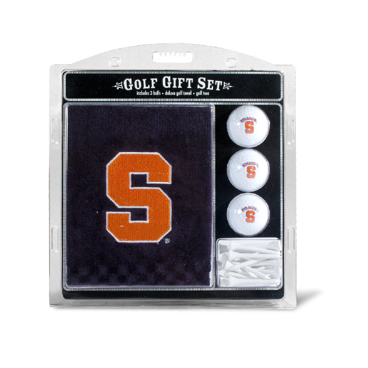 Syracuse Orange Golf Gift Set with Embroidered Towel