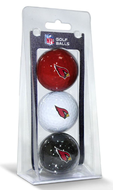 Arizona Cardinals 3 Pack of Golf Balls