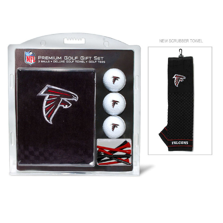 Atlanta Falcons Golf Gift Set with Embroidered Towel