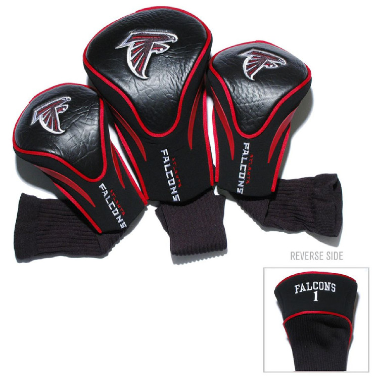 Atlanta Falcons Golf Club 3 Piece Contour Headcover Set