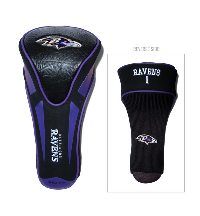 Baltimore Ravens Golf Headcover - Single Apex Jumbo