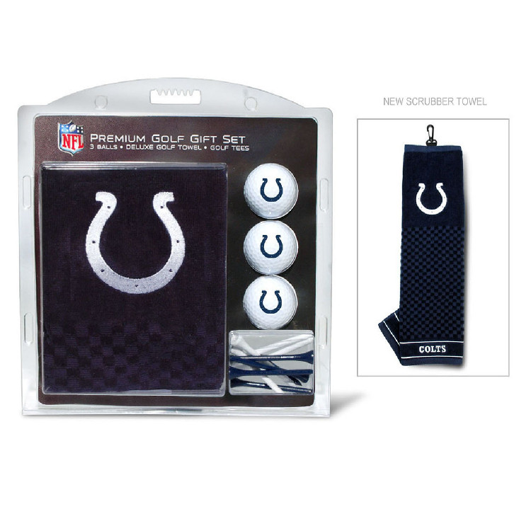 Indianapolis Colts Golf Gift Set with Embroidered Towel