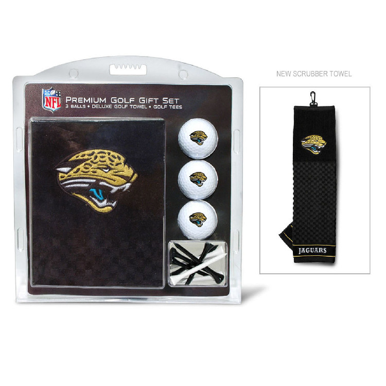 Jacksonville Jaguars Golf Gift Set with Embroidered Towel