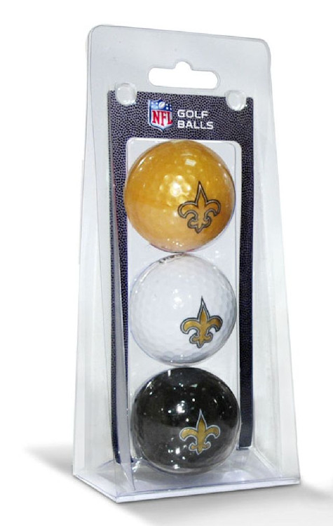 New Orleans Saints Golf Balls 3 Pack