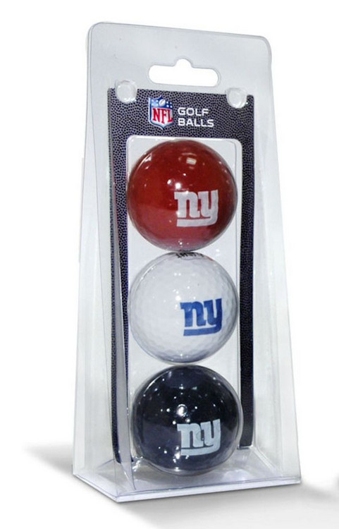 New York Giants 3 Pack of Golf Balls
