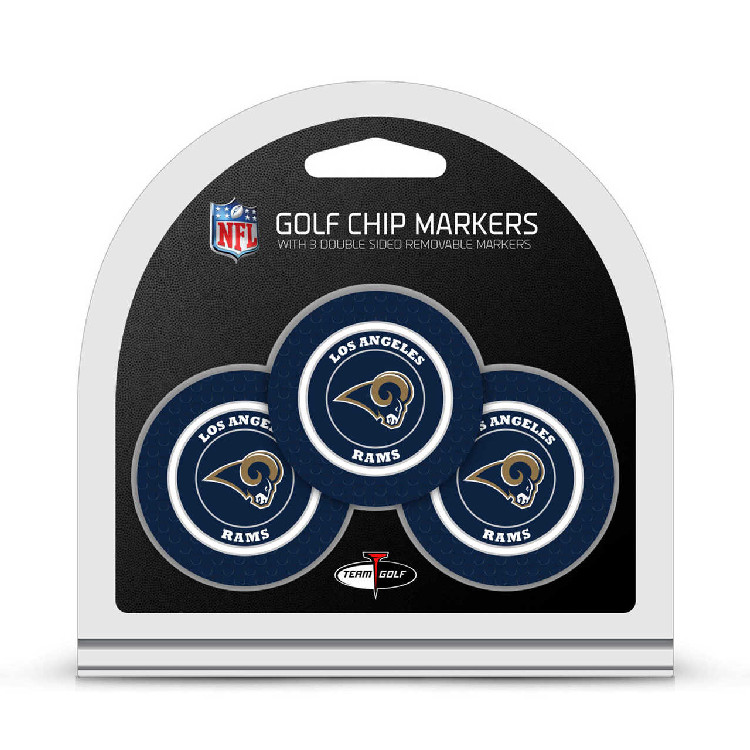 Los Angeles Rams Golf Chip with Marker 3 Pack