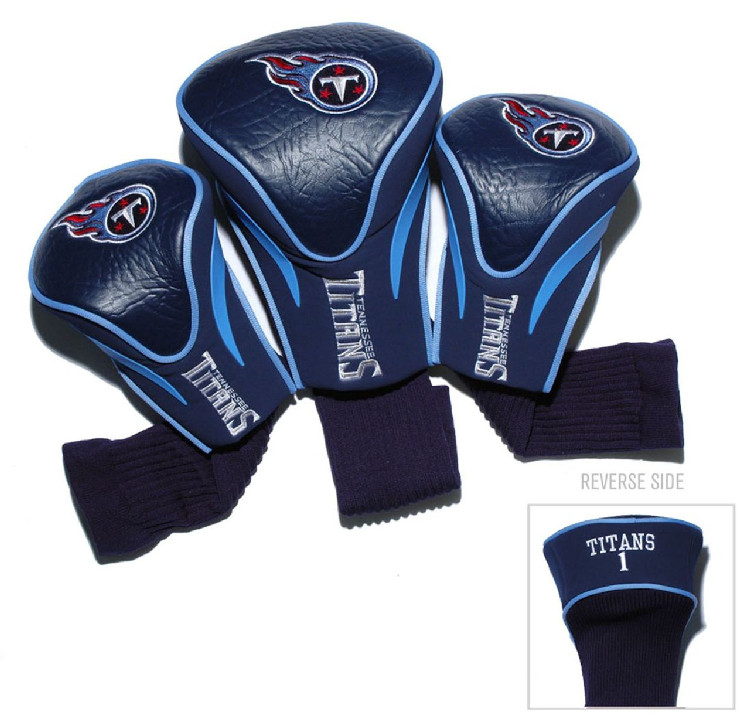 Tennessee Titans Golf Club 3 Piece Contour Headcover Set