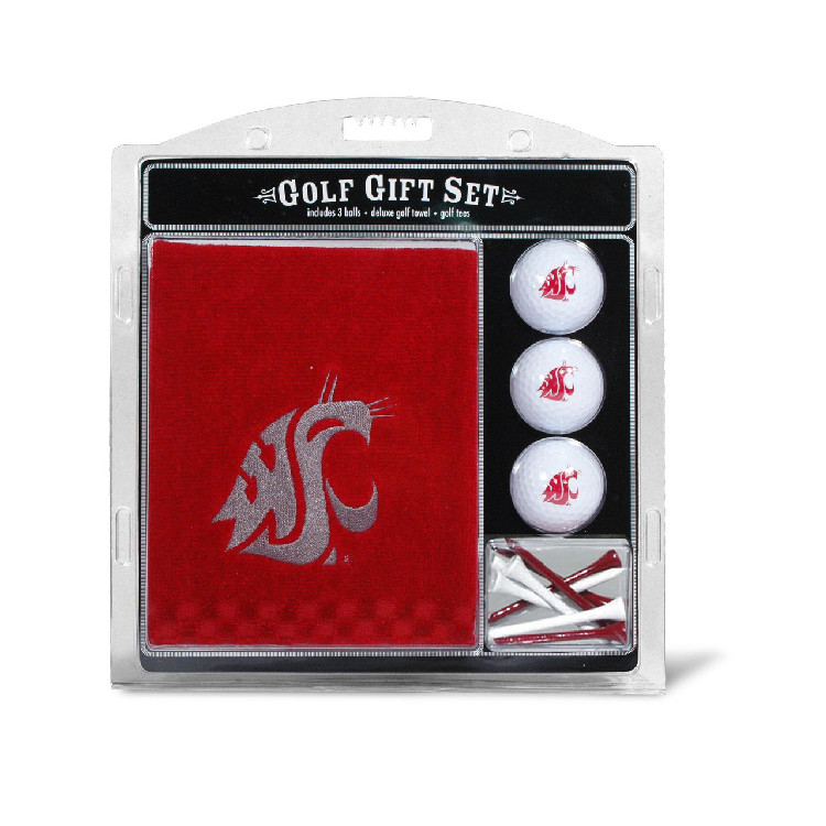 Washington State Cougars Golf Gift Set with Embroidered Towel