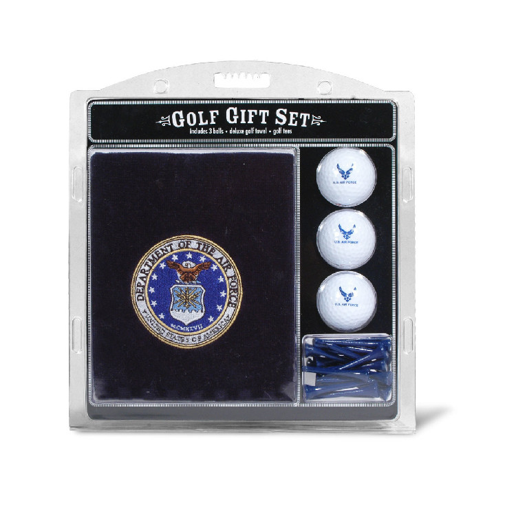 US Air Force Golf Gift Set with Embroidered Towel