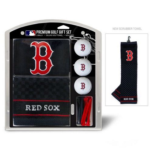 Team Golf Boston Red Sox Golf Gift Set with Embroidered Towel -