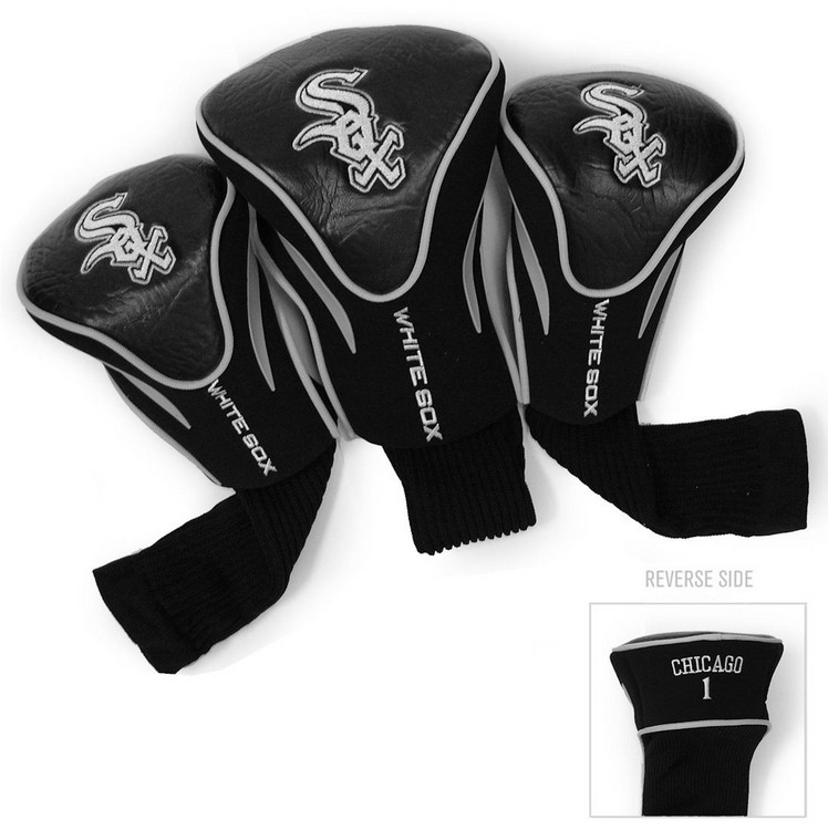 Chicago White Sox Golf Club 3 Piece Contour Headcover Set