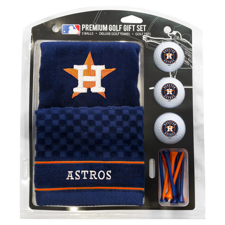 Houston Astros Golf Gift Set with Embroidered Towel