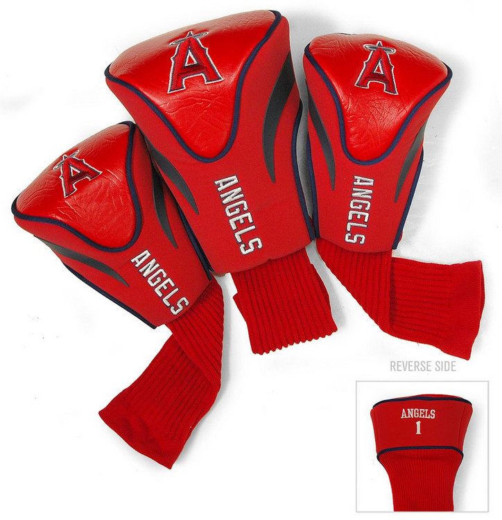 Los Angeles Angels Golf Club Headcover Set 3 Piece Contour Style