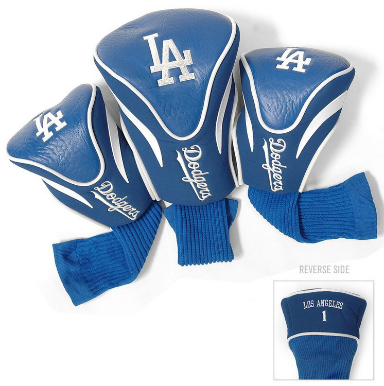 Los Angeles Dodgers Golf Club 3 Piece Contour Headcover Set