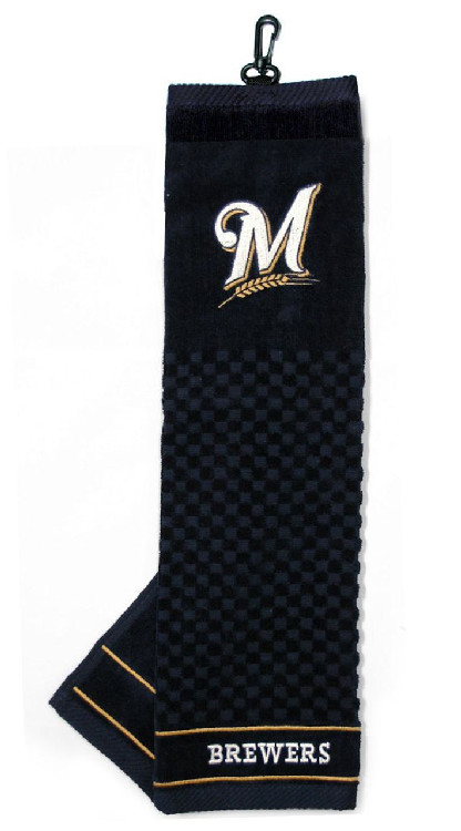 Milwaukee Brewers Golf Towel 16x22 Embroidered