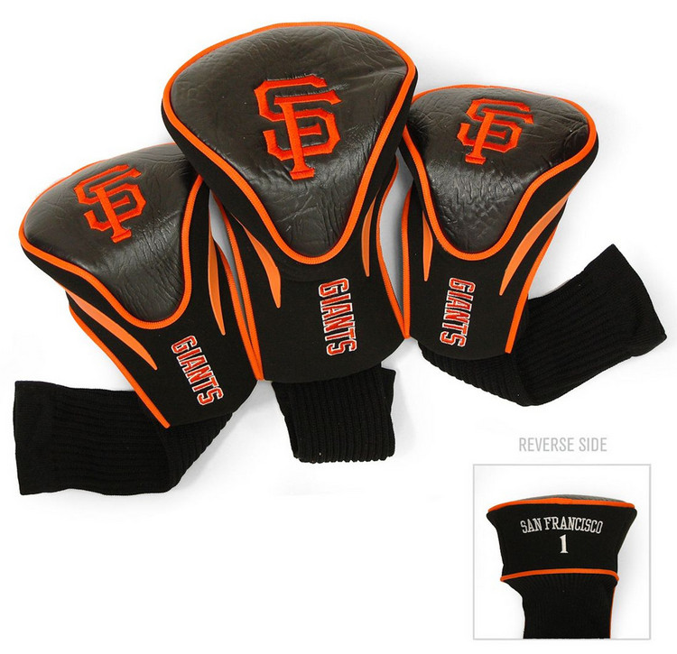 San Francisco Giants Golf Club 3 Piece Contour Headcover Set